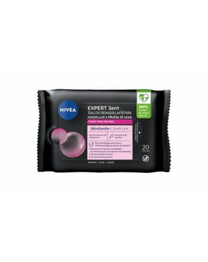 Nivea Toallitas Desmaquillantes Expert 3 En 1 x 20 Un.