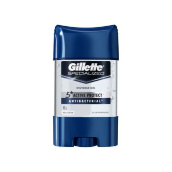 Gillette Gel Antitranspirante 5 Active Protect Antibacterial 82 Gr