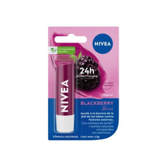Nivea Lips Protector Labial Blackberry Shine 4.8 G