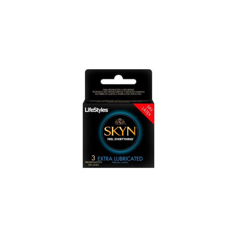 LifeStyles Preservativo Skyn Extra Lubricated X 3