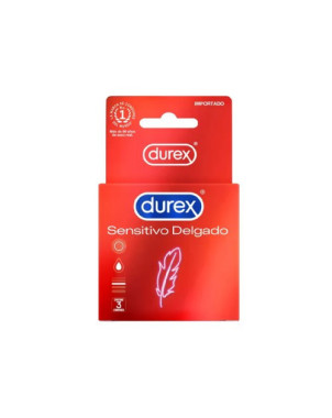 Durex Preservativo Sensitivo Delgado 3 Unidades