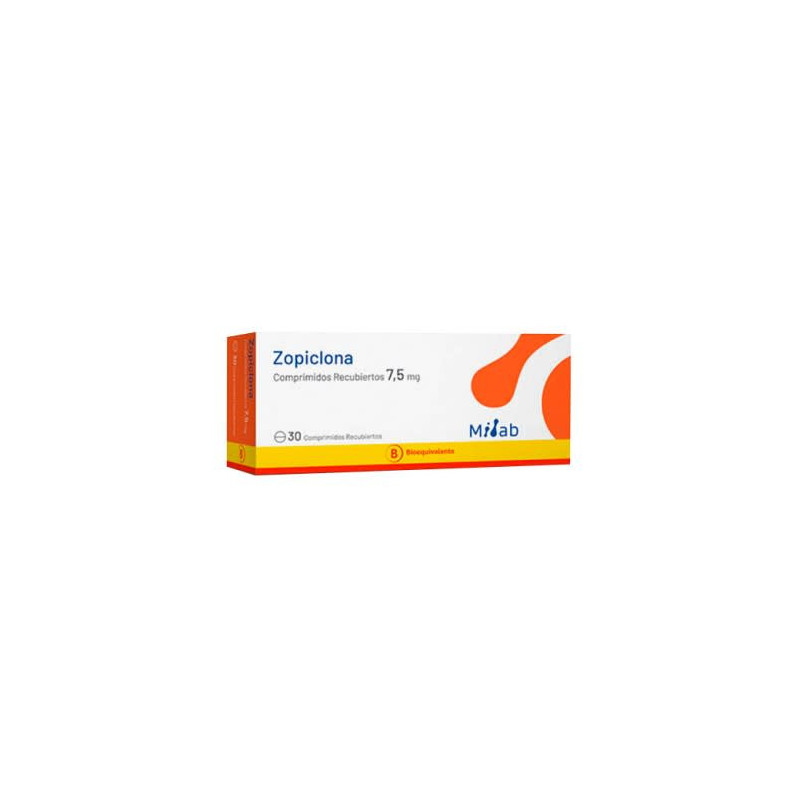 Zopiclona 7.5 Mg 30 Comprimidos Lab Milab