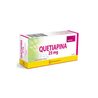 Quetiapina 25 mg x 30 comp Synthon