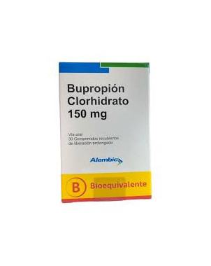 Bupropion Clorhidrato 150 mg x 30 comp de liberación prolongada