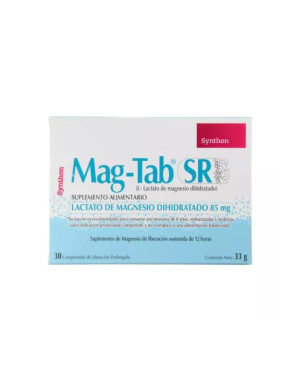 Mag-Tab SR 85 Mg 30 Comp. Liberacion Prolongada