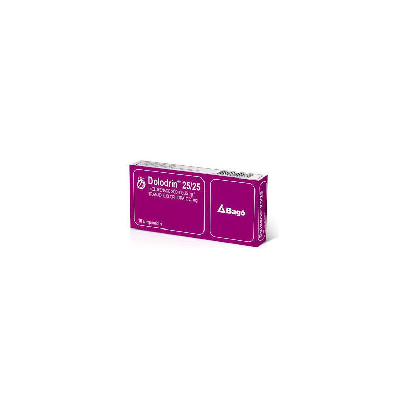 Dolodrin 25/25 mg x 10 comp