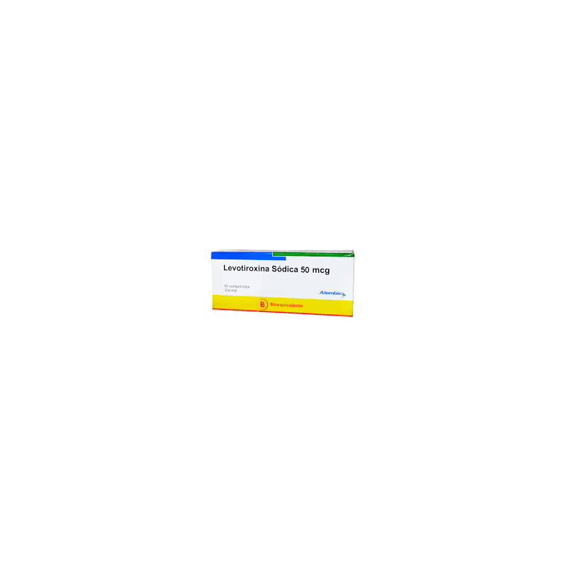 Levotiroxina Sodica 50 mcg x 50 comprimidos