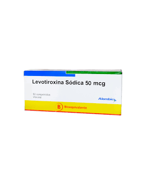 Levotiroxina Sodica 50 mcg x 50 comprimidos