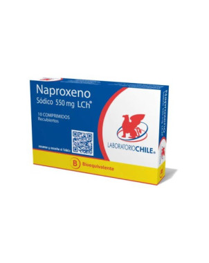 Naproxeno Sodico 550 Mg 10 Comprimidos Lab Chile