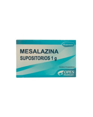 Mesalazina 1 Gr 10 Supositorios Lab DFM Pharma