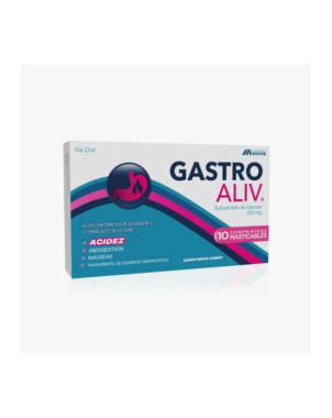GastroAliv 262 Mg 10 Comp. Masticables