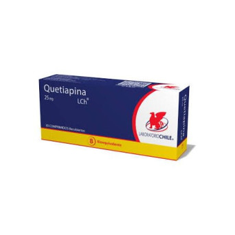 Quetiapina 25 Mg 30 Comp Lab Chile