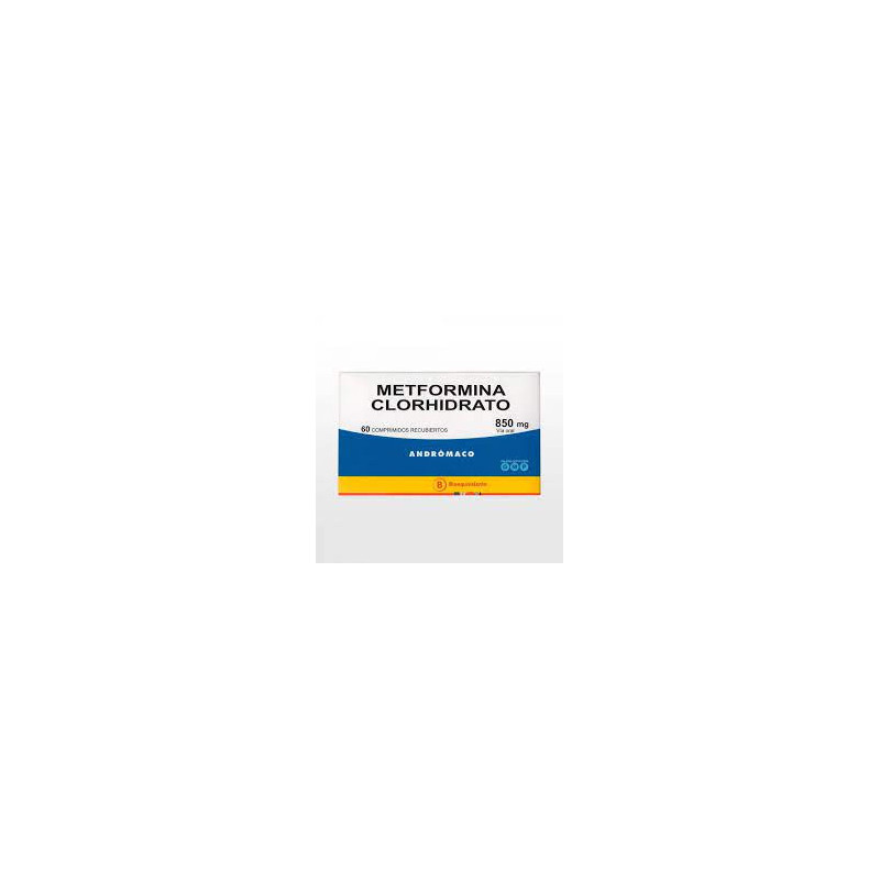 Metformina Clorhidrato 850 mg 60 comprimidos Andromaco