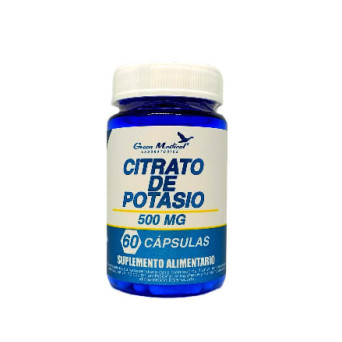 Citrato De Potasio 500 Mg 60 Capsulas Green Medical