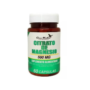Citrato De Magnesio 500 mg. 60 cáps. Green Medical