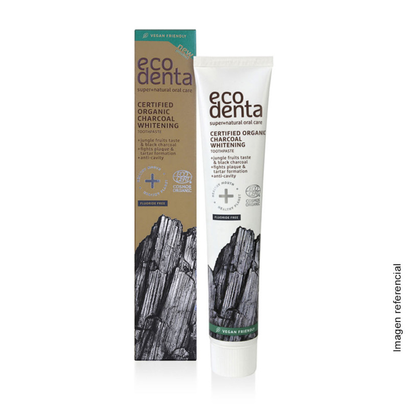 Pasta Dental Blanqueadora Organica con Carbon 75 ml Ecodenta