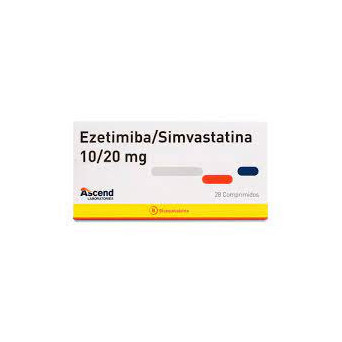 Ezetimiba/Simvastatina 10/20 mg x 28 comp