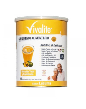 Vivalite Suplemento Sabor Lucuma 900 gr