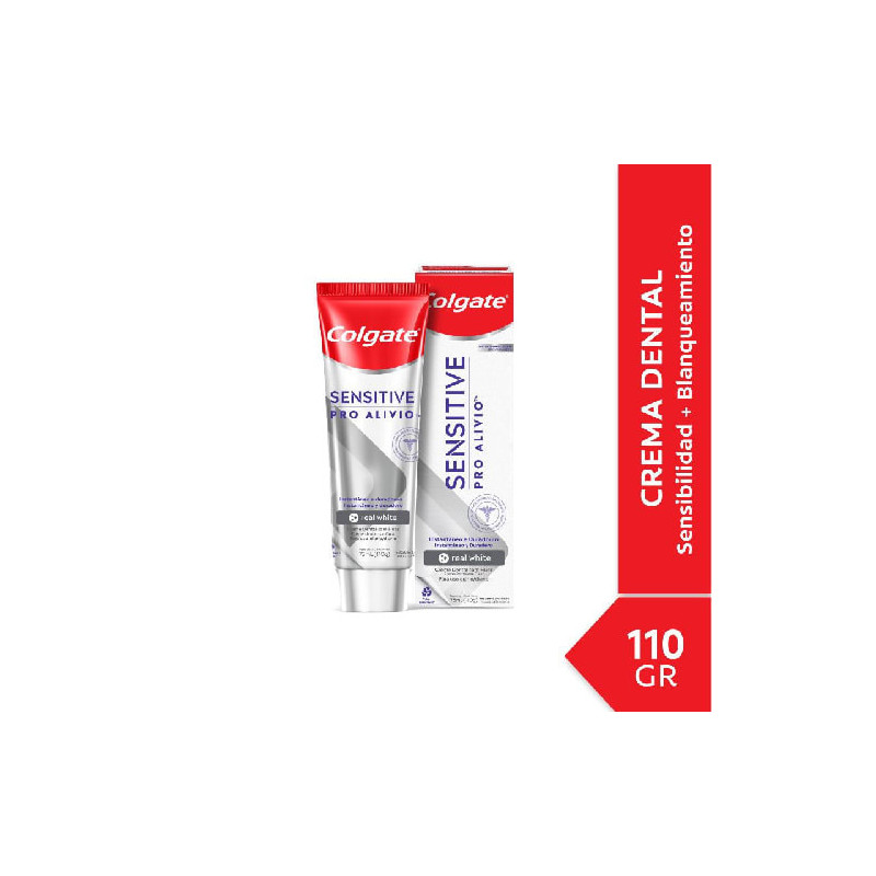 Colgate Pasta Dental Sensitive Pro Alivio Real White 75 Ml