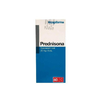 Prednisona Jarabe 20mg/5mL x 60mL Lab Hospifarma