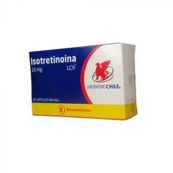 Isotretinoina 10 mg x 30 Caps Lab Chile