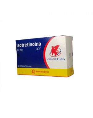 Isotretinoina 10 mg x 30 Caps Lab Chile