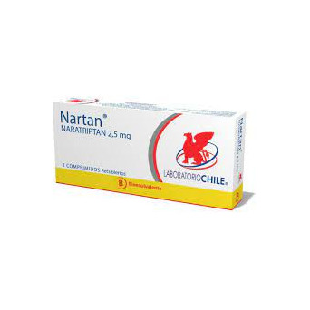 Nartan 2.5 mg x  2 comp