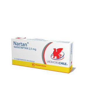 Nartan 2.5 mg x  2 comp