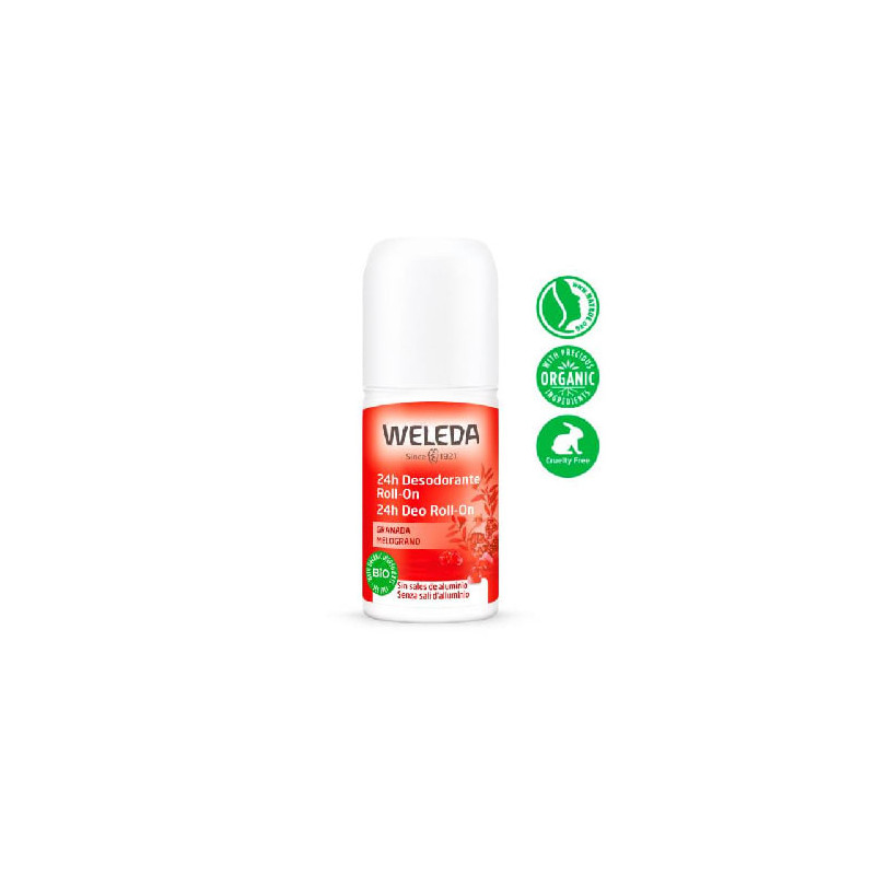 Desodorante Roll On Granada 24 Hrs 50 Ml Weleda