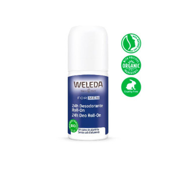 Desodorante Roll On Hombre 24 Hrs 50 Ml Weleda