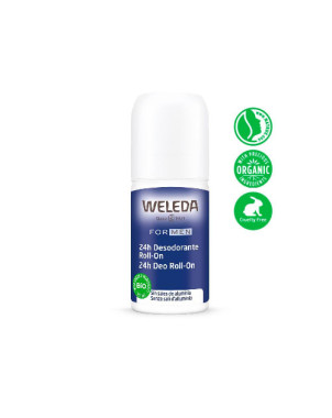 Desodorante Roll On Hombre 24 Hrs 50 Ml Weleda