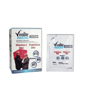 Vivalite Inmune Boost 10 Sachet Sabor Naranja