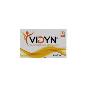 Vidyn (Colecalciferol) 50.000 UI X 4 Cap