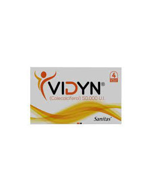 Vidyn (Colecalciferol) 50.000 UI X 4 Cap