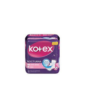 Kotex Toalla Higienica Nocturna 8 Unidades