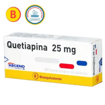 Quetiapina 25 Mg 30 Comp Ascend