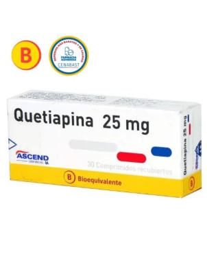 Quetiapina 25 Mg 30 Comp Ascend