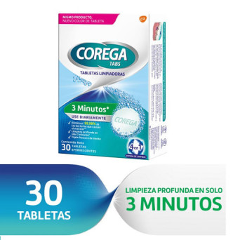 Corega Tabs  30 Tabletas Efervecentes