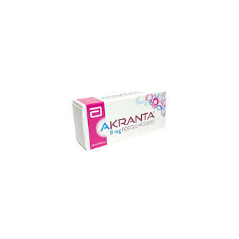Akranta 8 mg x 12 cápsulas