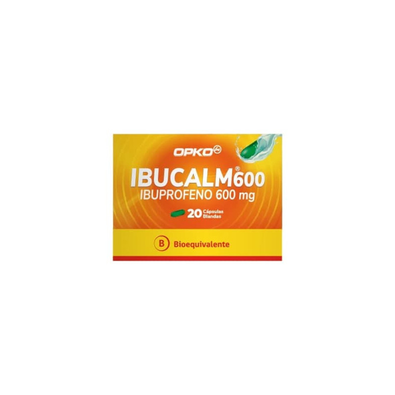 Ibucalm 600 mg x 20 capsulas blandas