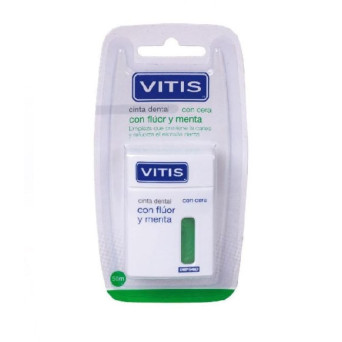 Vitis Cinta Dental Con Cera Fluor Y Menta 50 mts