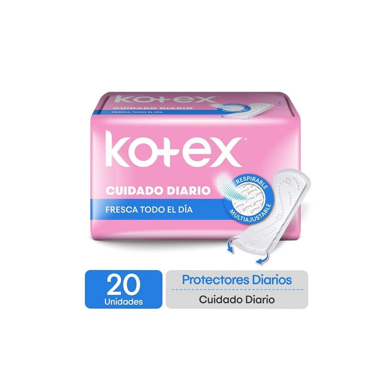 Kotex Protector Diario 20 Unidades