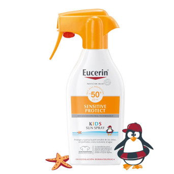 Eucerin Sun Sensitive Protect Kids Spray Corporal FPS50+ 250 Ml