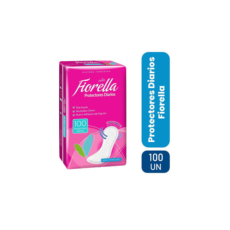 Fiorella Protectores Diarios 100 Unidades