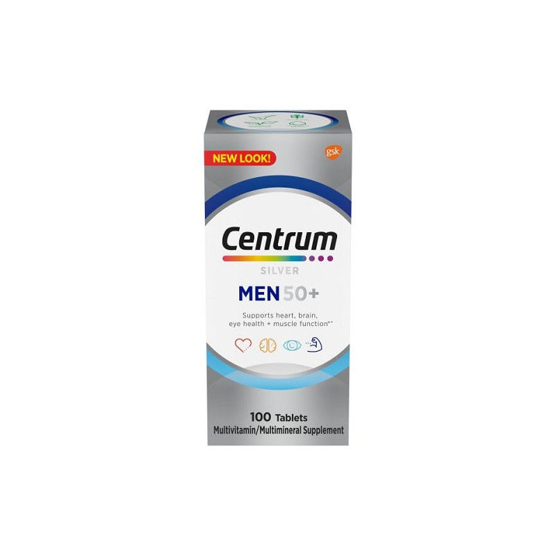 Centrum Silver Hombre +50 años 60 Comprimidos Recubiertos