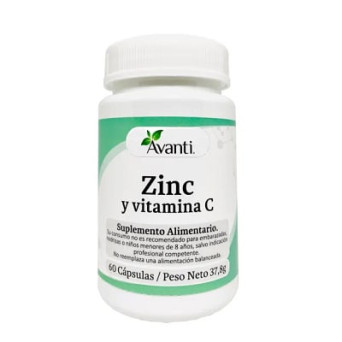 Zinc Y Vitamina C 60 Caps Avanti