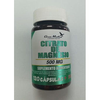Citrato De Magnesio 500 Mg X 120 Capsulas G. Medical