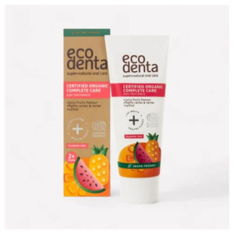 Pasta Dental Kids Sabor Jugo De Frutas 75 Ml Ecodenta **SIN CAJA**