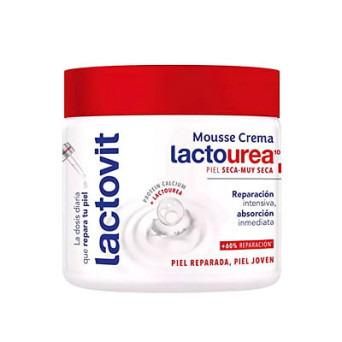 Lactovit Mousse Crema Lactourea Piel Seca/Muy Seca 400 Ml