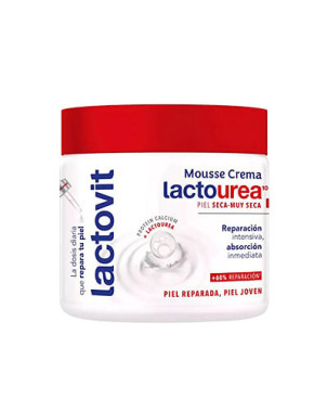 Lactovit Mousse Crema Lactourea Piel Seca/Muy Seca 400 Ml